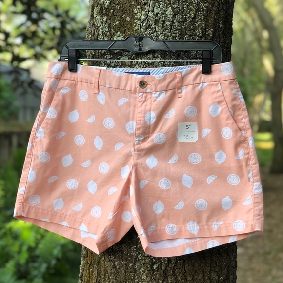 Old Navy Pants - 4/$25 Old Navy Shorts Citrus Peach New NWT Lemons